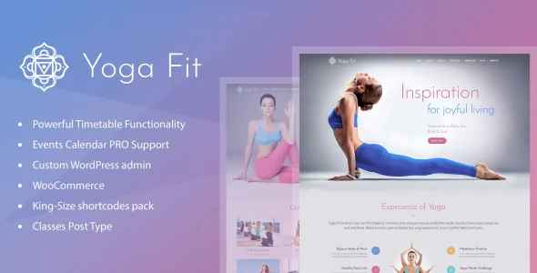 Yoga Fit nulled Themes