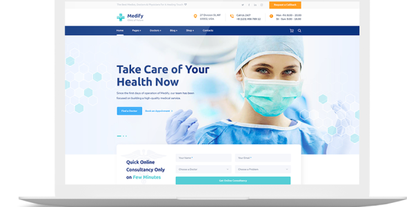 Medify nulled Themes