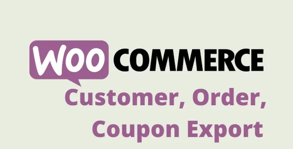 WooCommerce-Customer-Order-Coupon-Export-Nulled