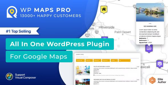 WP MAPS PRO NULLED Plugin